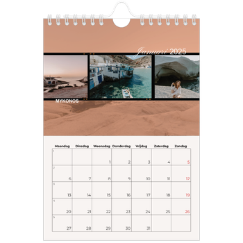 Fotokalender A5 — Zin in avontuur
