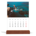 Bureaukalender met houten standaard  — Eindeloze ontsnapping [Februari]