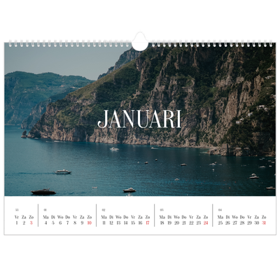 Fotokalender A3 — Eindeloze ontsnapping [Januari]