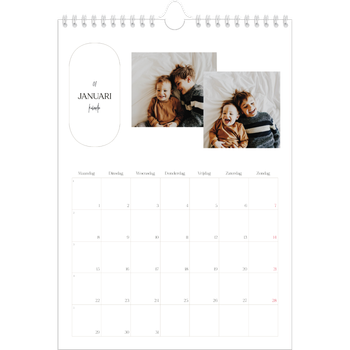 Fotokalender A4 — Plannen maken
