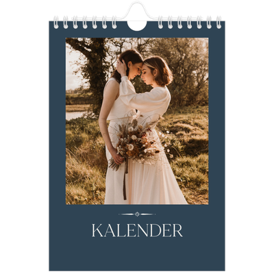 Fotokalender A5 — Leisteen & schreef [omslag]
