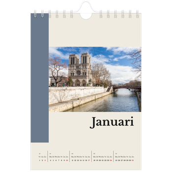 Fotokalender A5 — Bezienswaardigheden van de wereld