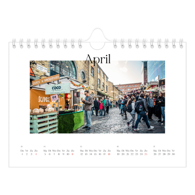 Fotokalender A5 — Mijn reisverhaal - Londen [April]