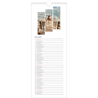 Smalle kalender  — Reismozaïeken [Maart]