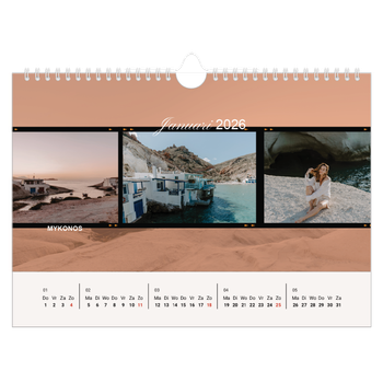Fotokalender A4 — Zin in avontuur