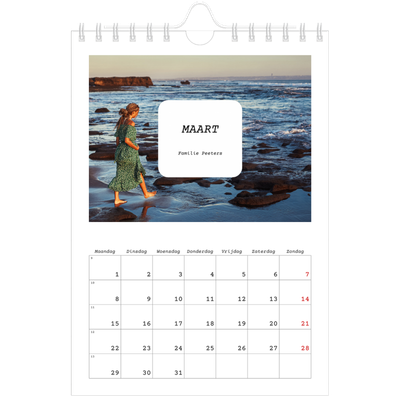 Fotokalender A5 — Het volledige verhaal [Maart]