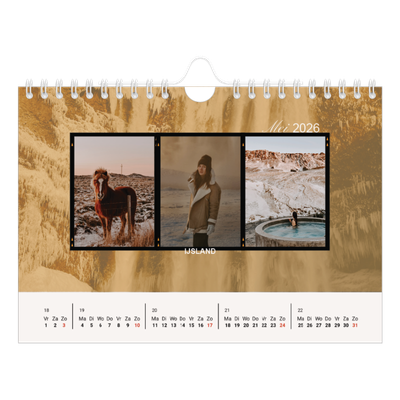 Fotokalender A5 — Zin in avontuur [omslag]