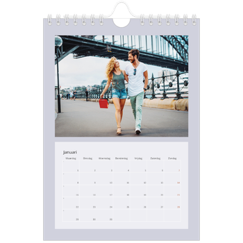 Fotokalender A5 — Kleurrijke kaders