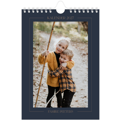 Fotokalender A5 — Pruisisch blauw [omslag]