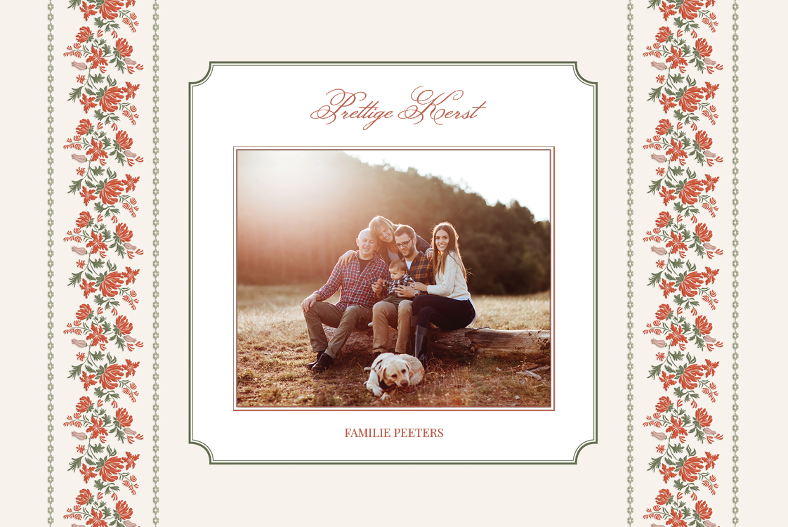 Fotokaarten — Karmozijnrode slinger