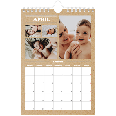 Fotokalender A5 — Magazine stijl [April]