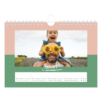 Fotokalender A5 — Kleuren en patronen