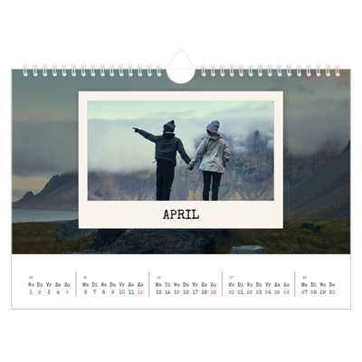 Fotokalender A4 — De portretselectie [April]
