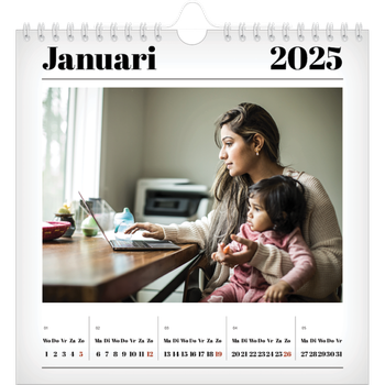 Fotokalender Vierkant — Vers van de pers