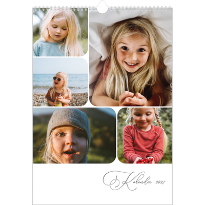 A3 Jaarkalender — Momentopnamen en schrift [omslag]
