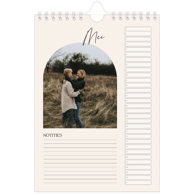 Fotokalender A5 — Boog van herinneringen [Mei]