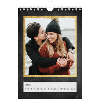 Fotokalender A5 — Foto in glitterrand