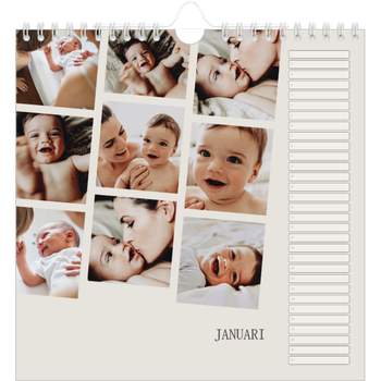 Fotokalender Vierkant — Herinneringen in beweging