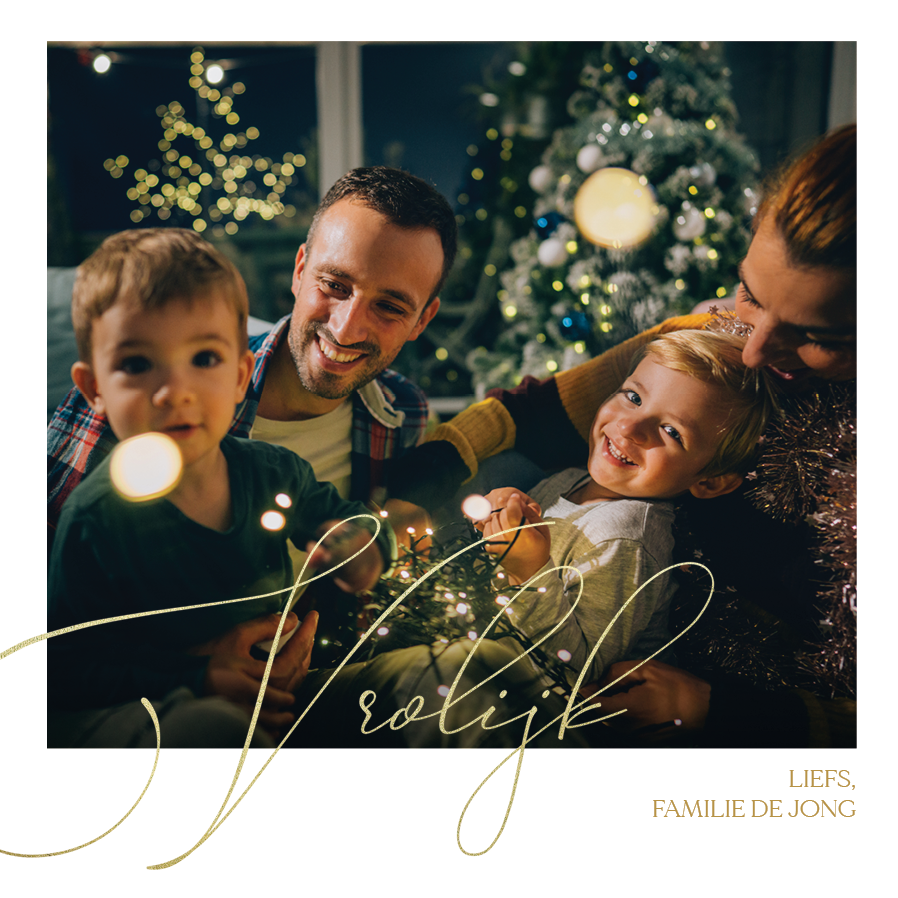 Fotokaarten — Kerst script