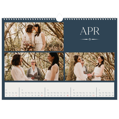 Fotokalender A3 — Leisteen & schreef [April]