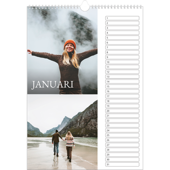 Fotokalender A3 — Schreefletters