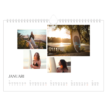 Fotokalender A4 — Surfing sunsets