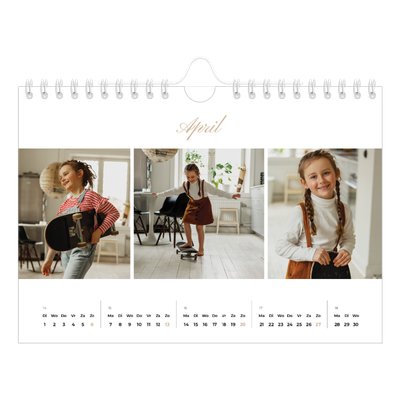 Fotokalender A5 — Fotobox [April]