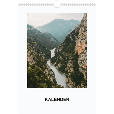 A3 Jaarkalender — Eenvoudige foto [omslag]