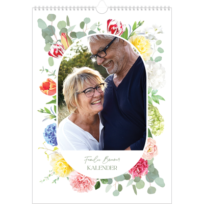 A3 Jaarkalender — Klassieke bloemen [omslag]