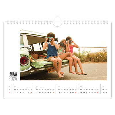 Fotokalender A4 — Verkorte tekst [Maart]