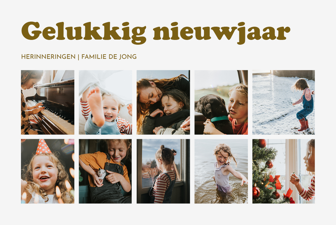 Fotokaarten — Veel vreugdige herinneringen