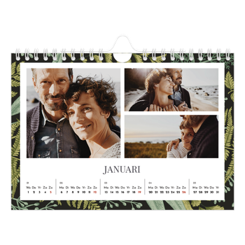 Fotokalender A5 — Gebloemd behang