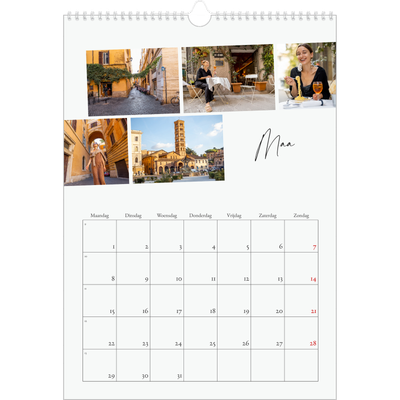 A3 Jaarkalender — City trip [Maart]