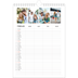 A4 Familieplanners — Simplistisch - gezinsplanner 4 personen [Februari]