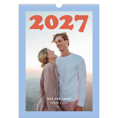 A3 Jaarkalender — Retro stijl frames [omslag]