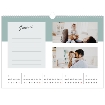 Fotokalender A3 — Kalender Lijst