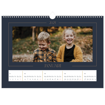 Fotokalender A3 — Pruisisch blauw