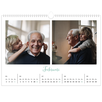 Fotokalender A3 — Hallo wereld [Februari]