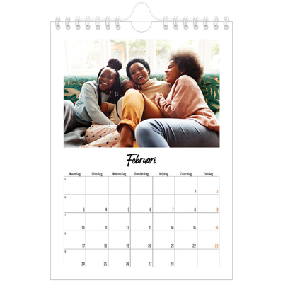 Fotokalender A5 — Dit ben ik [Februari]