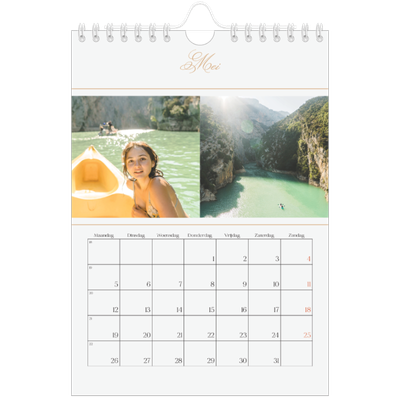 Fotokalender A5 — Gouden banner [omslag]