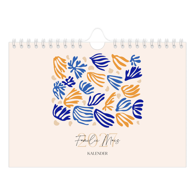 Fotokalender A5 — Minimalistisch koraal [omslag]