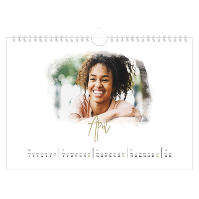 Fotokalender A4 — Foto effect [April]