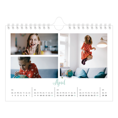 Fotokalender A5 — Hallo wereld [April]