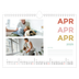 Fotokalender A4 — Bont gekleurd [April]