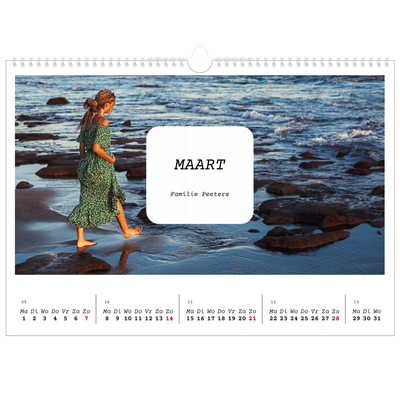 Fotokalender A3 — Het volledige verhaal [Maart]