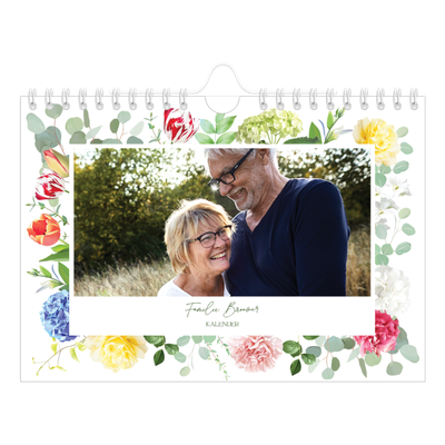 Fotokalender A5 — Klassieke bloemen [omslag]