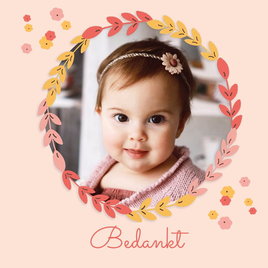 Bedankkaarten — Mijn eerste verjaardag