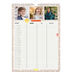 A4 Familieplanners — Rustiek - gezinsplanner 3 personen [Maart]