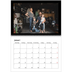Fotokalender A4 Dubbel (30 x 40 cm) — Foto in zwart kader [Januari]