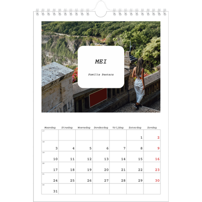 Fotokalender A4 (20 x 30 cm) — Het volledige verhaal [Mei]